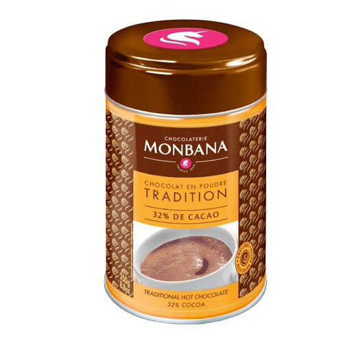 Chocolat en poudre Monbana aromatisé vanille 250g 